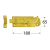 8536 DMX WZP 180 ZASUWKA 180X65X6,0 (CYNK GALW.) DOMAX