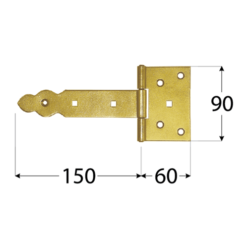 8121 DMX ZBO 150 ZAWIAS 150X60X90X2,5 (CYNK GALW.) DOMAX