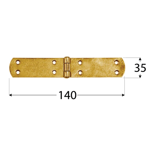 8072 DMX ZF 140 ZAWIAS 140X35X2,5 (CYNK GALW.) DOMAX