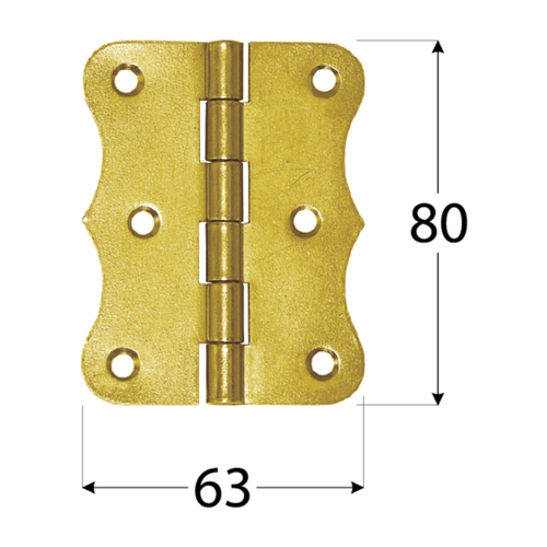 8046 DMX ZO 80 ZAWIAS ZNZ 80X63X1,5 (CYNK GALW.) DOMAX