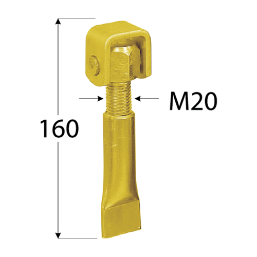 8425 DMX ZRM 20 ZAWIAS 160 (CYNK GALW.) DOMAX