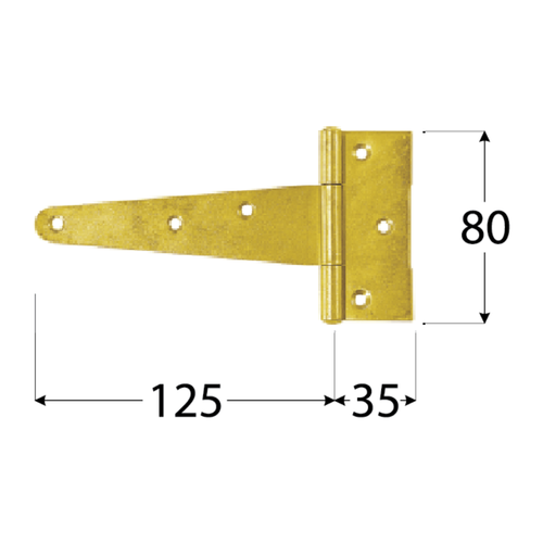 8182 DMX ZT 125 ZAWIAS 125X35X80X2,0 (CYNK GALW.) DOMAX