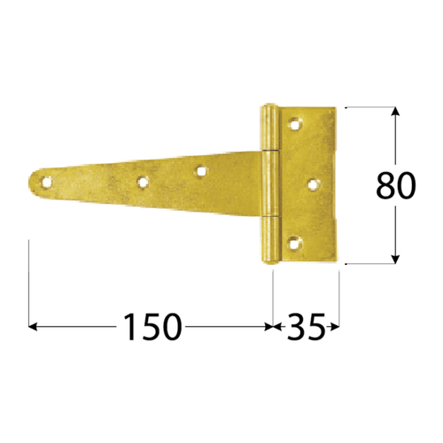 8183 DMX ZT 150 ZAWIAS 150X35X80X2,0 (CYNK GALW.) DOMAX