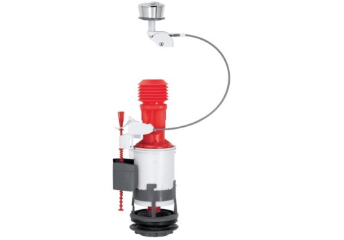 Zawór Spustowy Wc Kompakt Na Linkę Z Przyciskiem 3/6L "Mw" (Komplet Z Uszczelka I Śrubami Mocującymi) Tycner