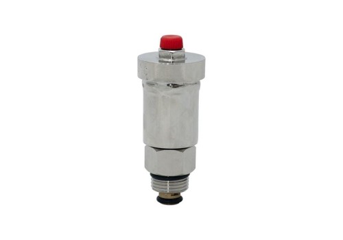 6737222 ODPOWIETRZNIK AUTOMATYCZNY Z ZAWOREM STOPOWYM 1/2" CHROMOWANY TYCNER