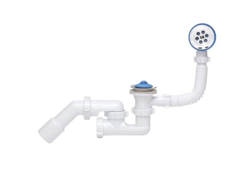 Syfon Wannowy Z Rewizją I Metalowym Sitkiem Psb Tycner