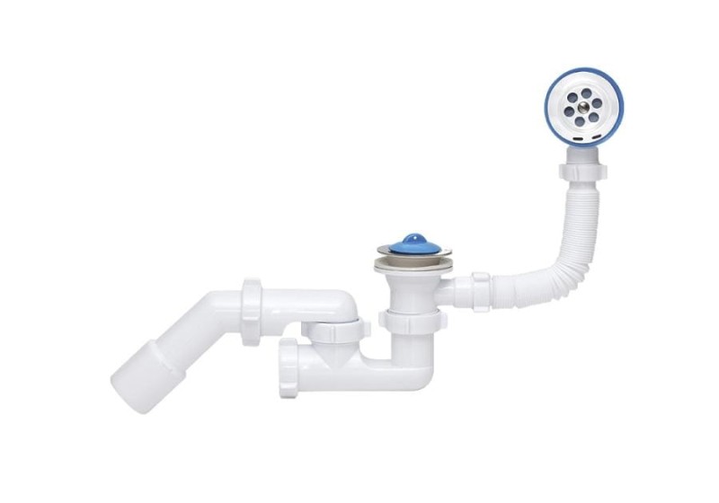 2979534 SYFON WANNOWY Z REWIZJĄ I METALOWYM SITKIEM PSB TYCNER