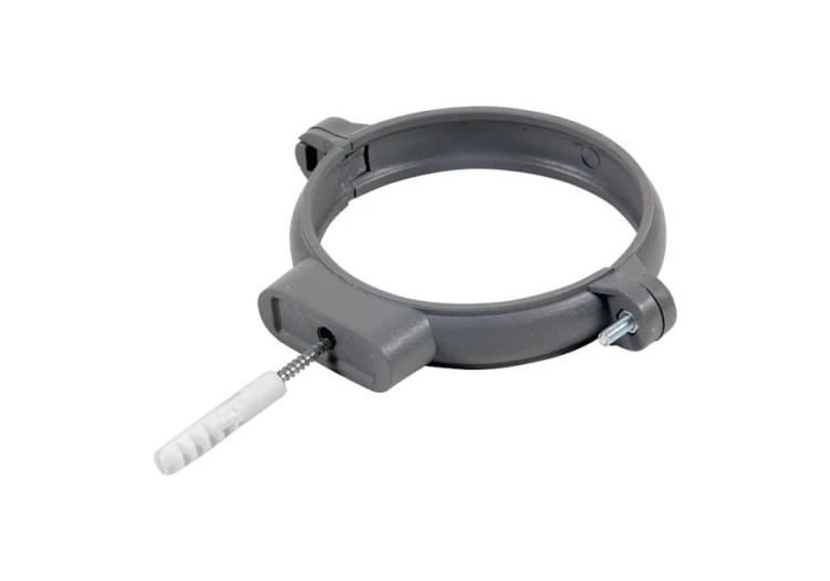6737041 UCHWYT PLASTIKOWY DO RUR 110MM SZARY TYCNER