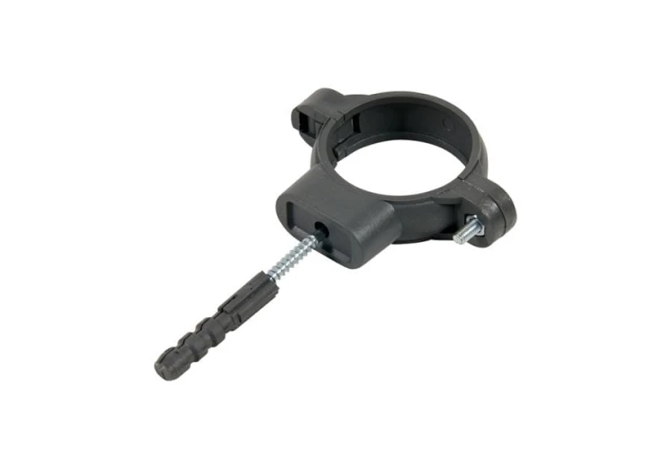 6736989 UCHWYT PLASTIKOWY DO RUR 50MM SZARY TYCNER