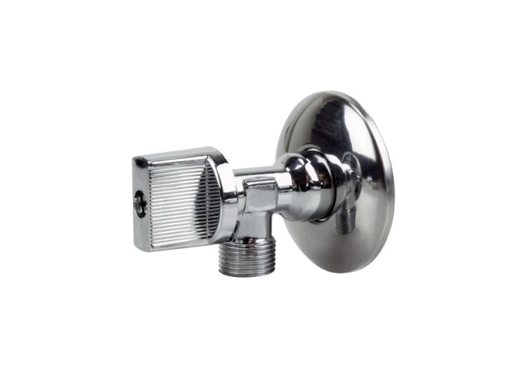 6737049 ZAWÓR KULOWY KĄTOWY 1/2"X3/8" ANTYKAMIENNY Z METALOWYM POKRETŁEM TYCNER