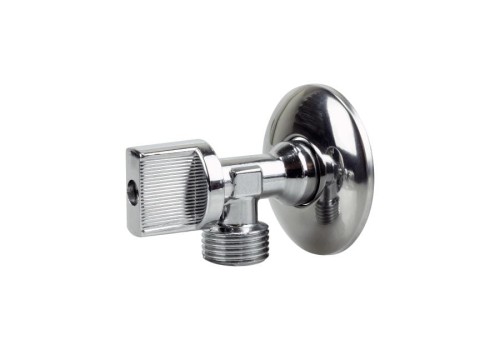 Zawór Kulowy Kątowy 1/2"X1/2" Antykamienny Z Metalowym Pokretłem Tycner