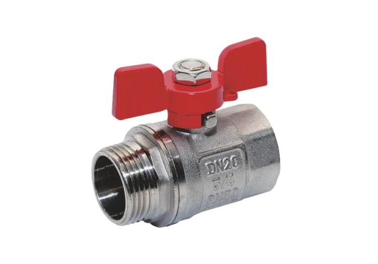 6737149 ZAWÓR KULOWY WODNY 3/4", W-Z Z MOTYLKIEM TYCNER