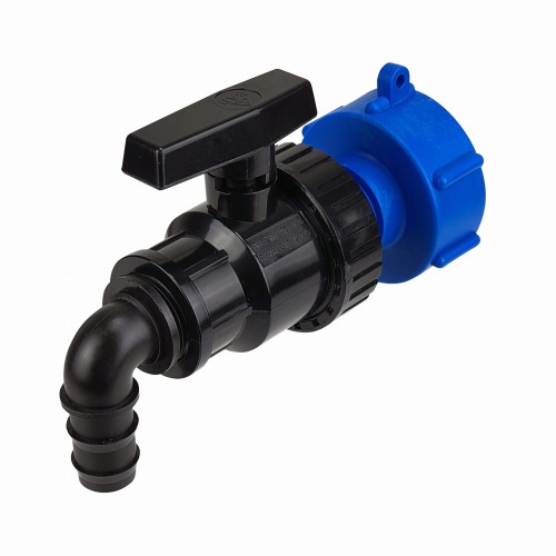 Zawór Spustowy 1" Z Redukcją Do Zbiorników Na Deszczówkę Typu Ibc Tycner