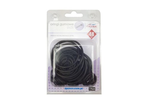 6737157 ZESTAW USZCZELEK "O-RING ŚREDNICH/DUŻYCH" - 8 X 6 SZT - BLISTER TYCNER