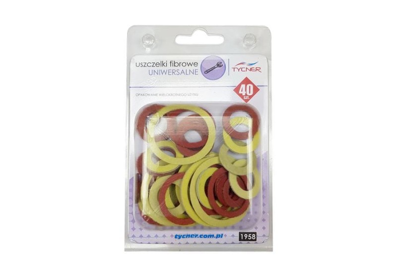 6737115 ZESTAW USZCZELEK "FIBRA" - 5 X 8 SZT - BLISTER TYCNER