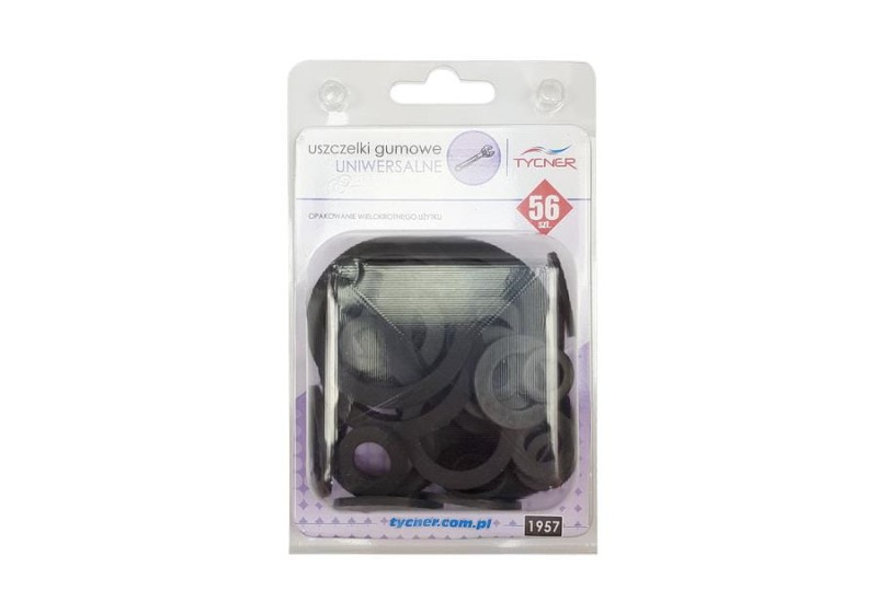 6737136 ZESTAW USZCZELEK "GUMA" - 7 X 8 SZT - BLISTER TYCNER