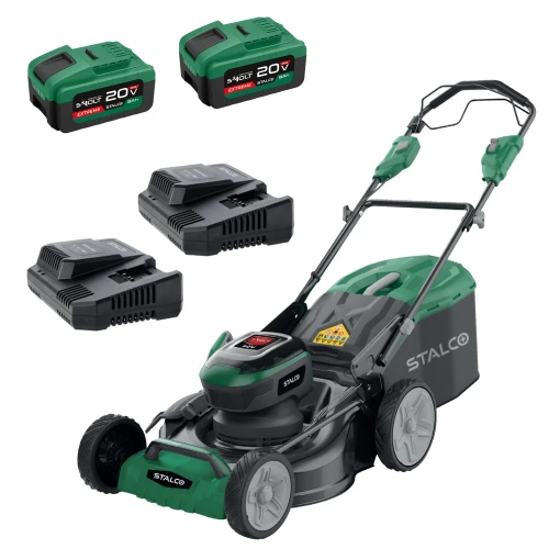 Kosiarka z napędem LMS40-51BLSP 2x 8Ah 40V S-Volt Stalco S-97719.webp