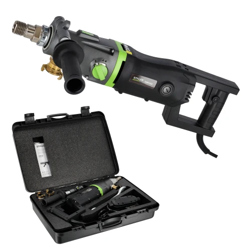 Wiertnica diamentowa z mikroudarem do pracy na sucho i mokro DBP202 Stalco Perfect S-98601 4 Lata Gwarancji.webp