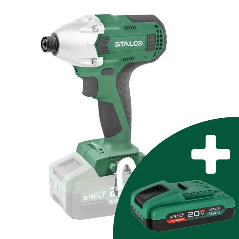 Zakrętarka Udarowa Akumulatorowa Stalco ISS20-300BL + Akumulator za 1 zł.webp