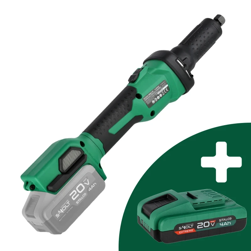 Szlifierka Prosta Akumulatorowa Stalco SGS20-26BLVS + Akumulator za 1 zł.webp