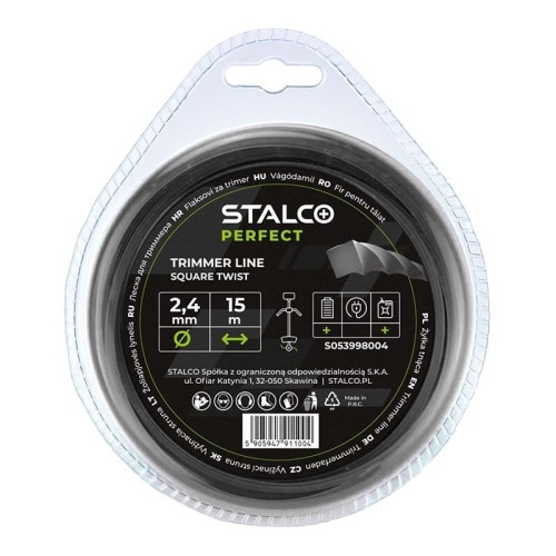 Żyłka tnąca kwadratowa Square Twist 2,7mm x 70m STALCO PERFECT S053998015