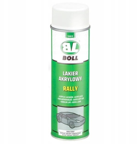 Lakier akrylowy biały mat BOLL spray 500 ml