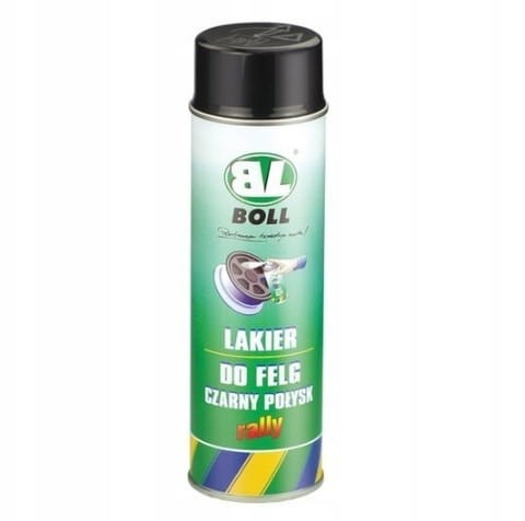 Lakier do felg czarny połysk BOLL spray 500 ml