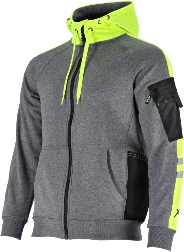 Bluza Z Kapturem "Mechanick" Szara "S" Powermax S-78983