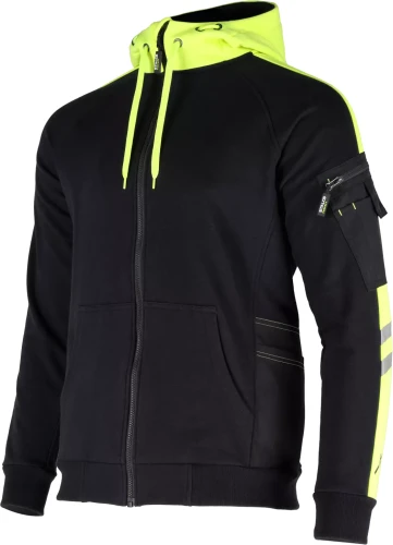 Bluza Z Kapturem "Mechanick" Czarna "L" Powermax S-79159