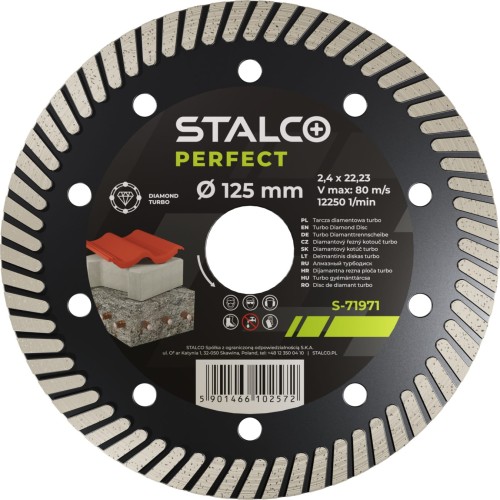 Tarcza Diamentowa 180mm Turbo Perfect S-71973