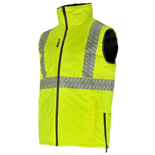 Kamizelka ocieplana ostrzegawcza REVERS V 2in1 żółty 3XL STALCO PERFECT S091090006