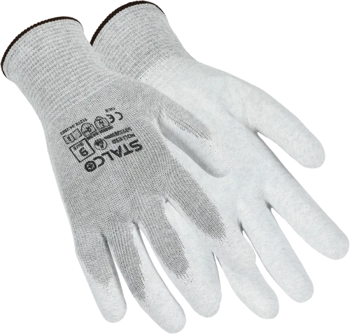 Rękawice antystatyczne POLI ESD 9” STALCO S093261004
