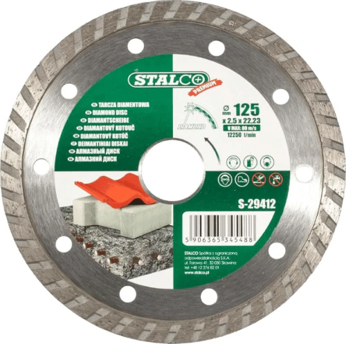 Tarcza Diamentowa Turbo 115 mm. Stalco Premium S-29411