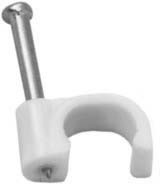 Uchwyt Z Gwoździem Do Przewodów Płaskich Flop-P8 100szt