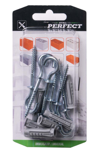 Kołek Rozporowy Uniwersalny Z Hakiem Syfitowym Brxhs-8/4.5X46 (5) Blister Stalco Perfect