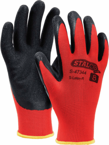 Rękawice Poliestrowe S-Latex R Rozmiar 6 Stalco Premium S-47339 